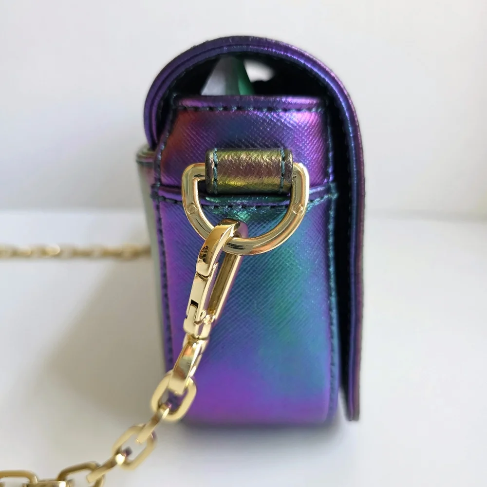 Tory Burch Hologram Iridescent Robinson Crossbody - Picture 4 of 16